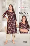 Kitty Party By Tft Vetican Printed Kurti With Bottom Orders In India